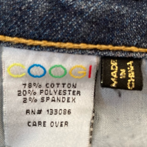 VINTAGE COOGI Jeans RARE! Women’s size 9/10 colourful artistic cool streetwear - Picture 12 of 12